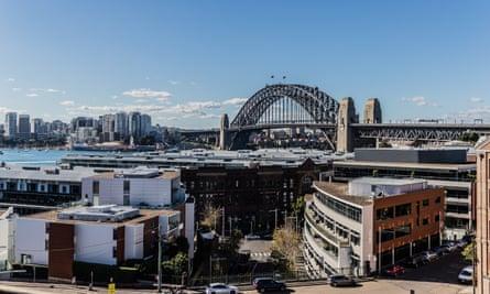 View from the Henry Deane Rooftop Bar, Hotel Palisade, Sydney